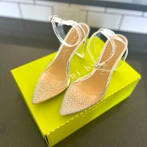 Gianni Bini - Clear Sparkle Heels